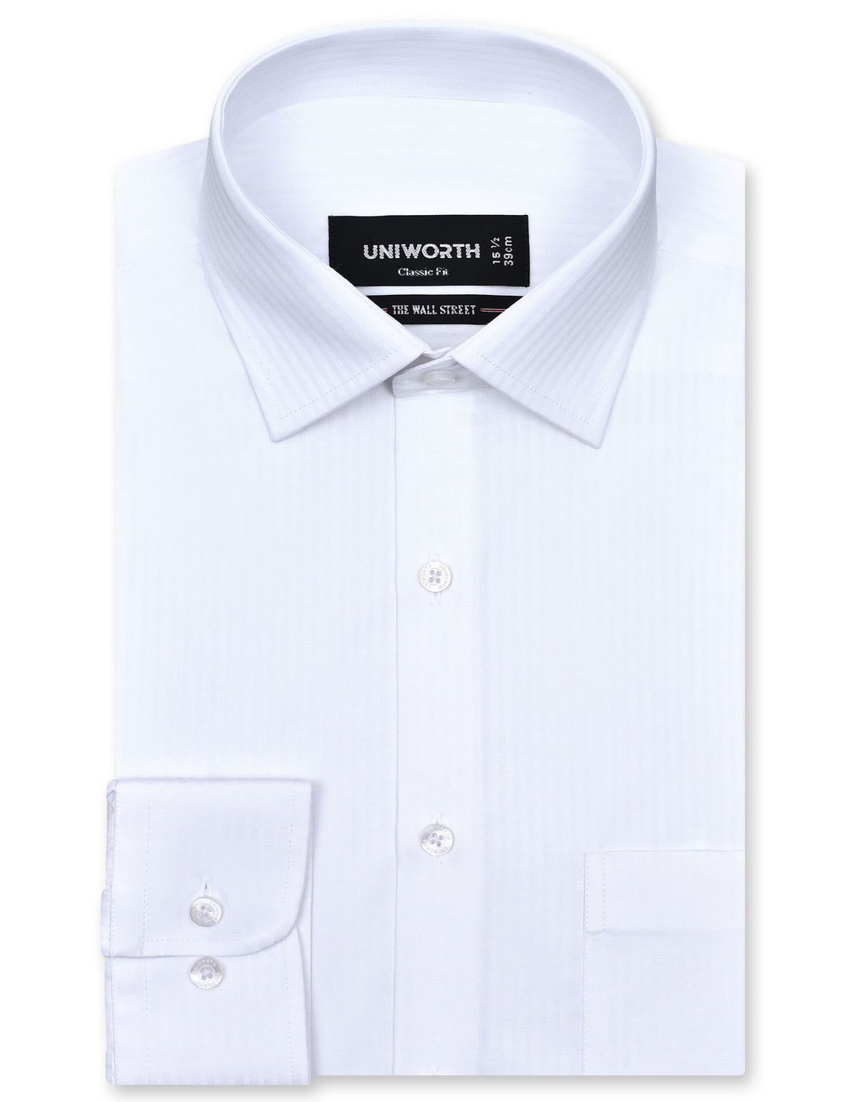 Self White Classic Fit Shirt FS20464RF-14.5