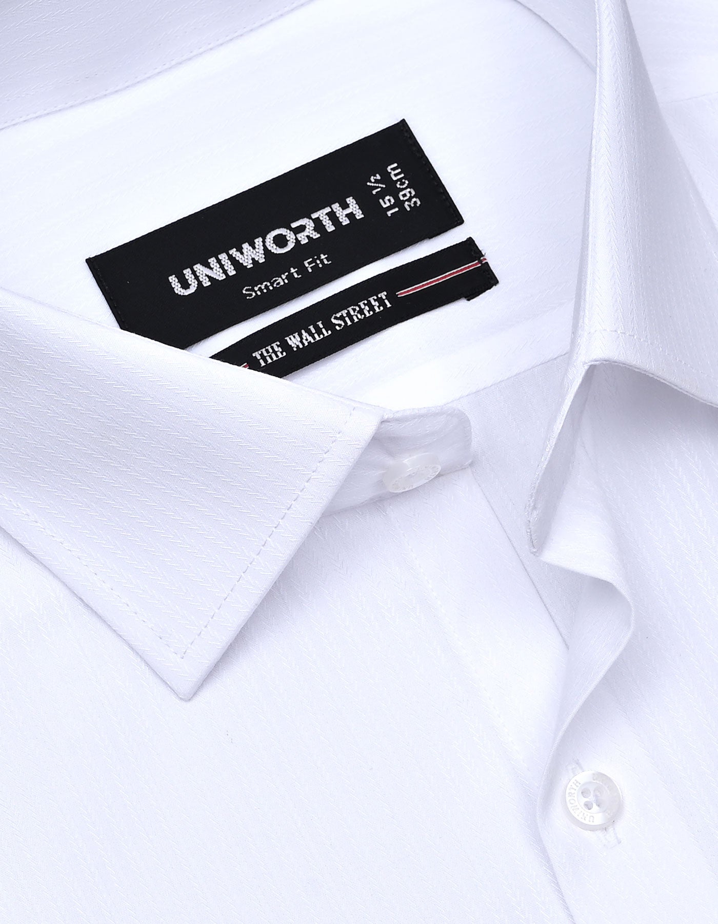 Self White Tailored Smart Fit Shirt FS20465SF-15