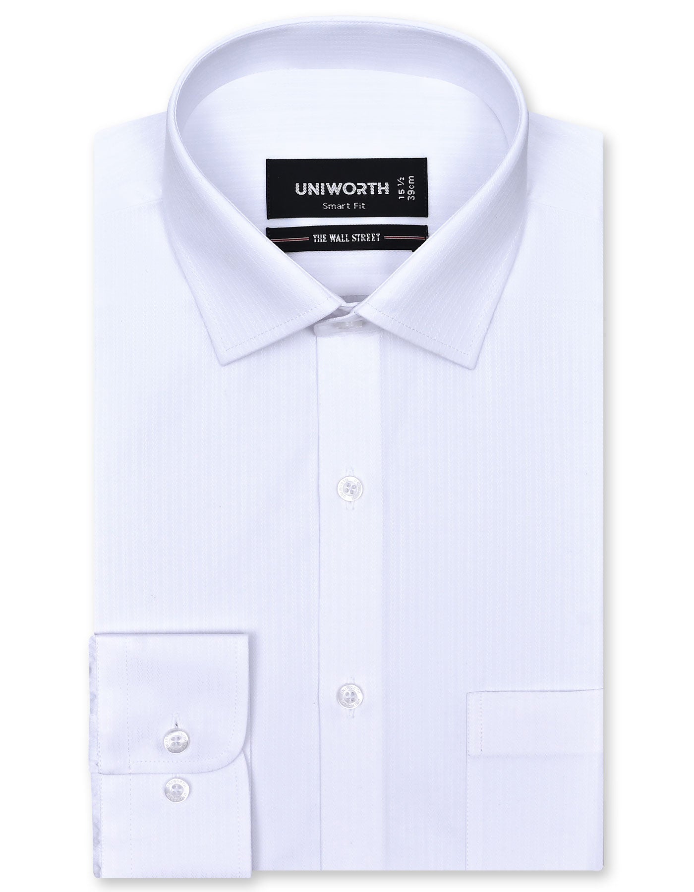 Self White Tailored Smart Fit Shirt FS20465SF-14.5