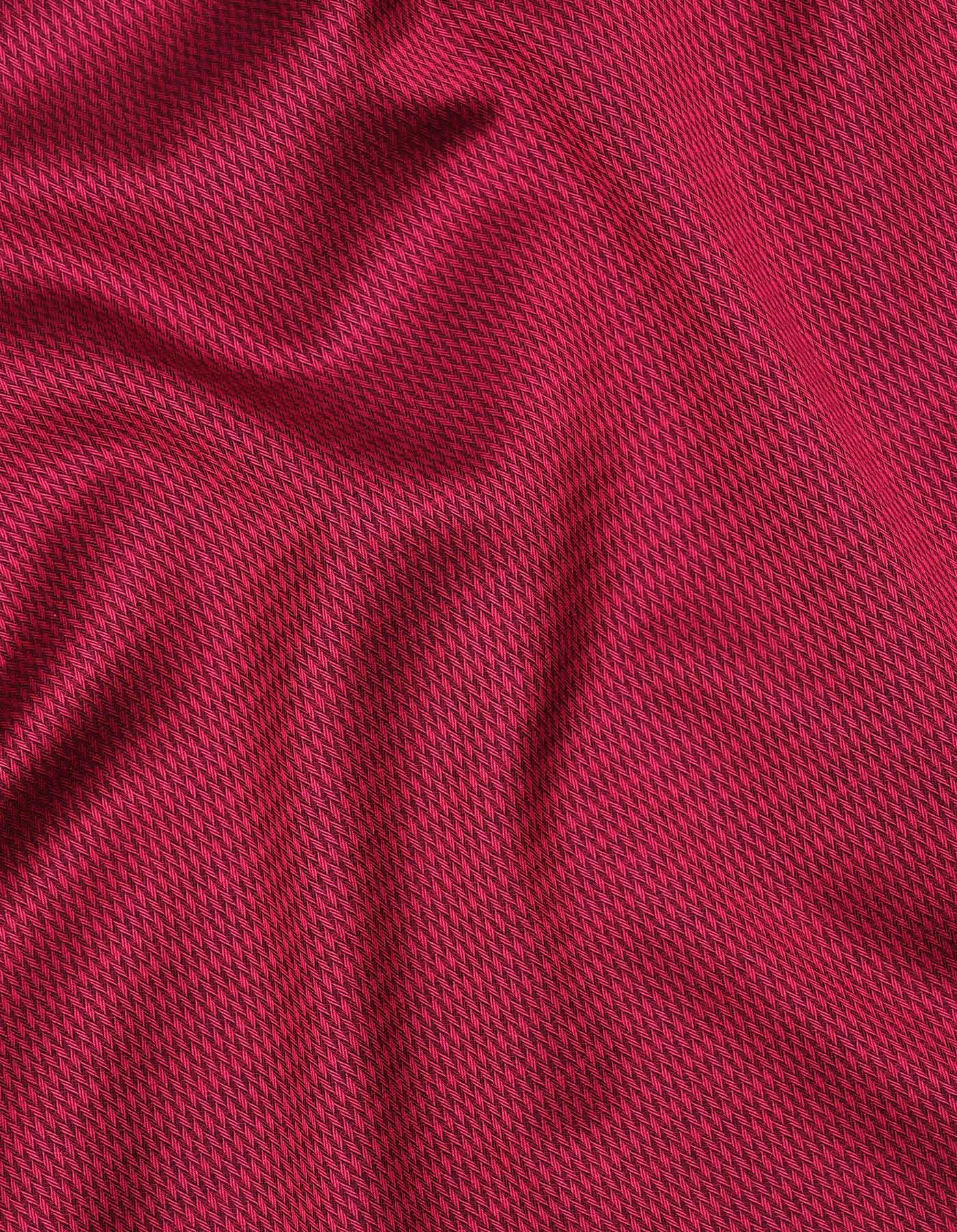 Self Maroon Classic Fit Shirt FS20468RF-16