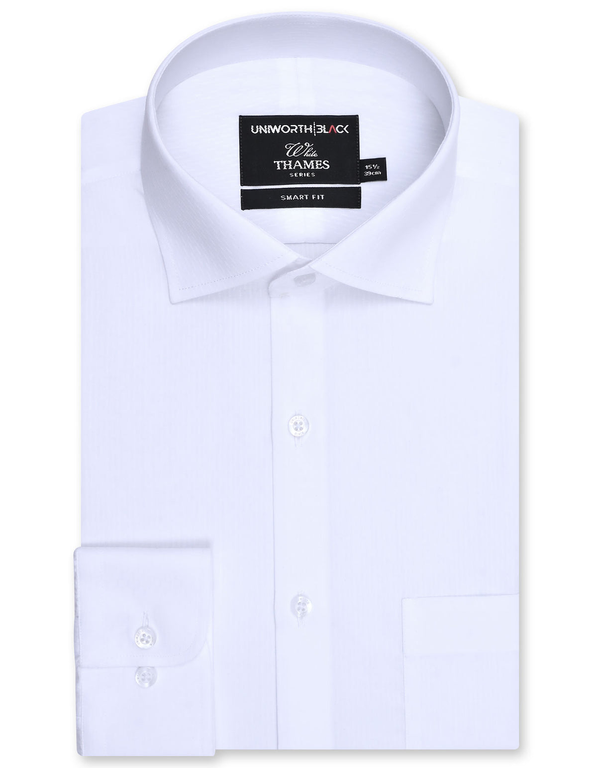 Self White Tailored Smart Fit Shirt FS20469SF-14.5