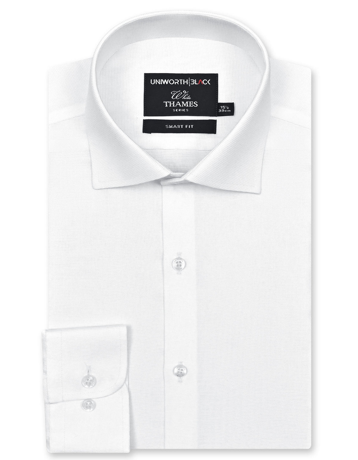Self White Tailored Smart Fit Shirt FS20471SF-14.5