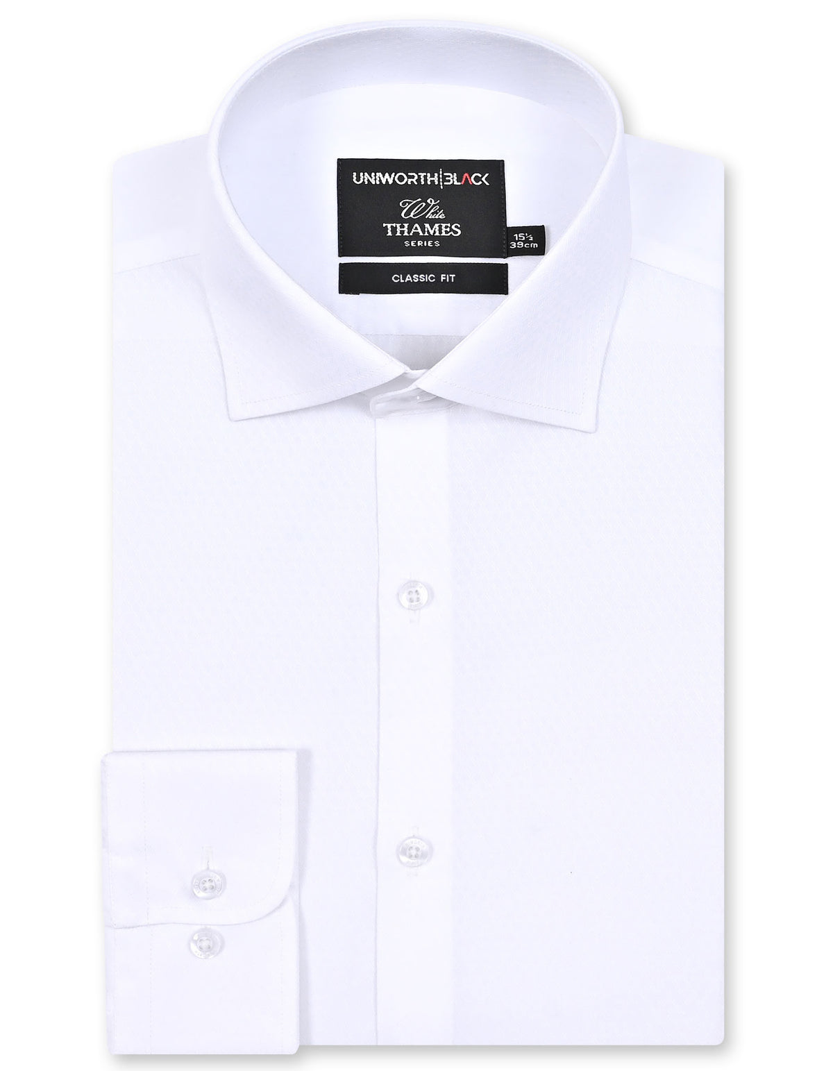 Self White Classic Fit Shirt FS20476RF-14.5