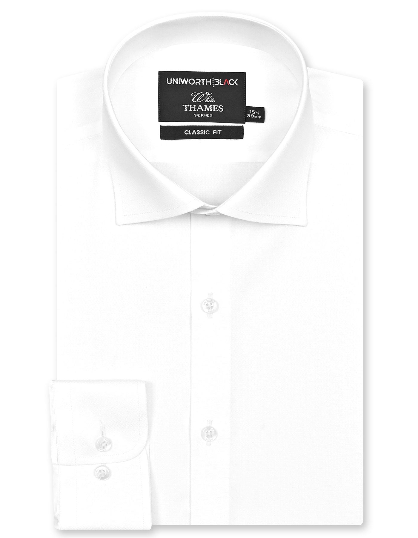 Self White Classic Fit Shirt FS20477RF-14.5
