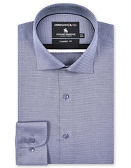 Self Grey Classic Fit Shirt FS20479RF-14.5