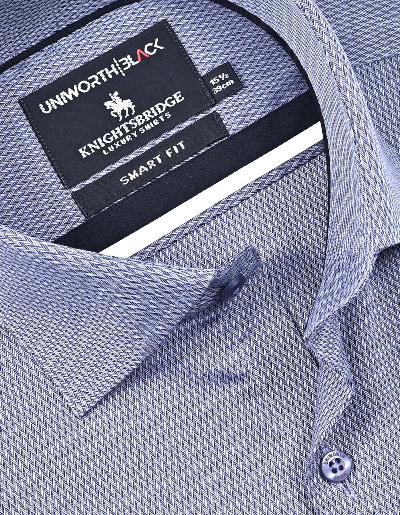 Self Grey Tailored Smart Fit Shirt FS20479SF-15