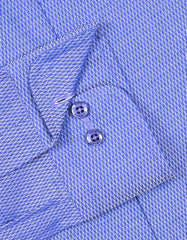 Self D Blue Tailored Smart Fit Shirt FS20481SF-15.5