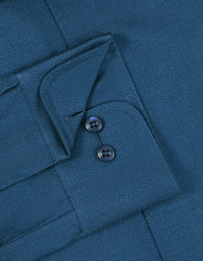 Self Teal Classic Fit Shirt FS20482RF-15.5