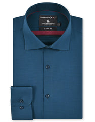 Self Teal Classic Fit Shirt FS20482RF-14.5