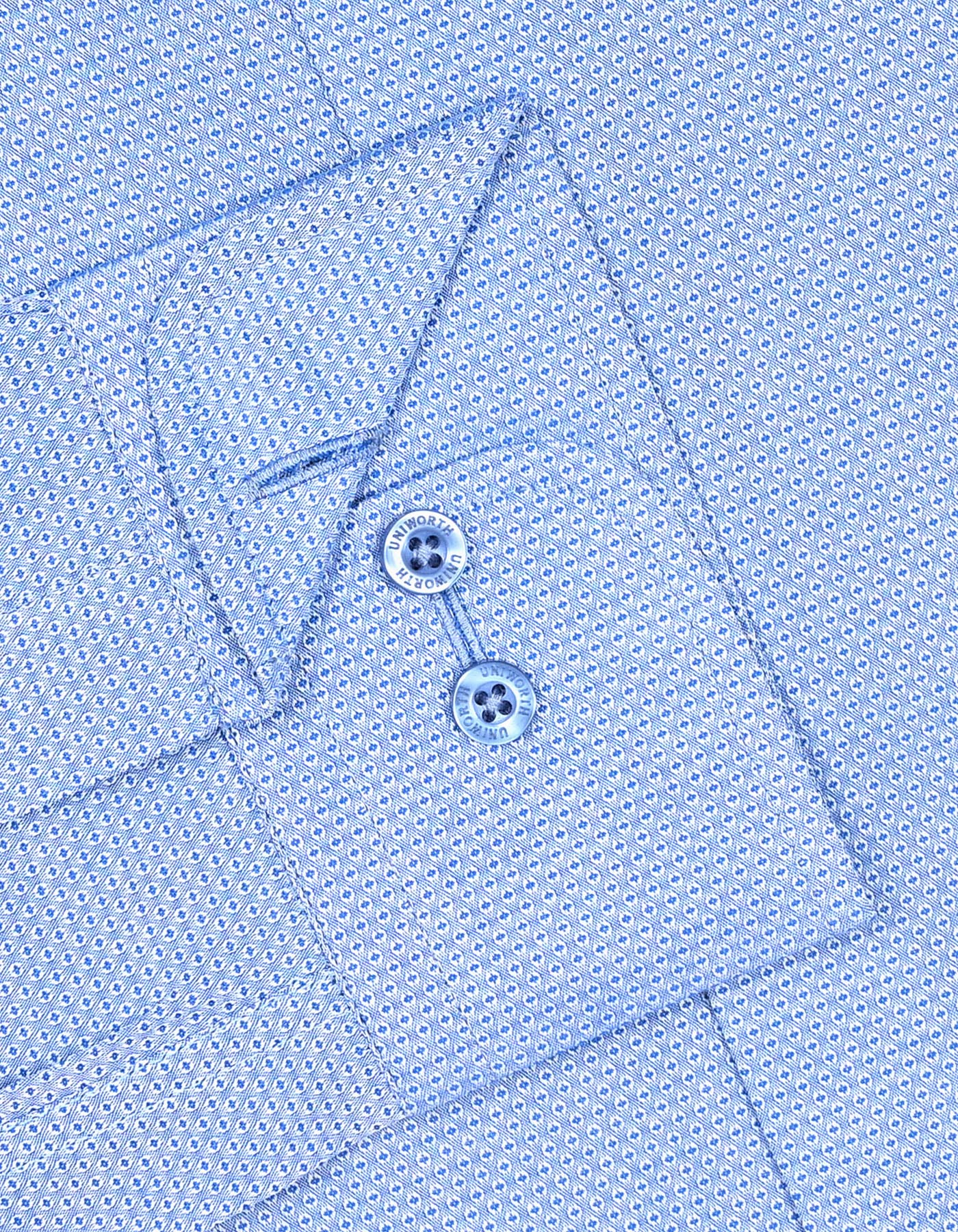 Self Blue Classic Fit Shirt FS20483RF-15.5