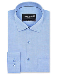 Self Blue Classic Fit Shirt FS20483RF-14.5