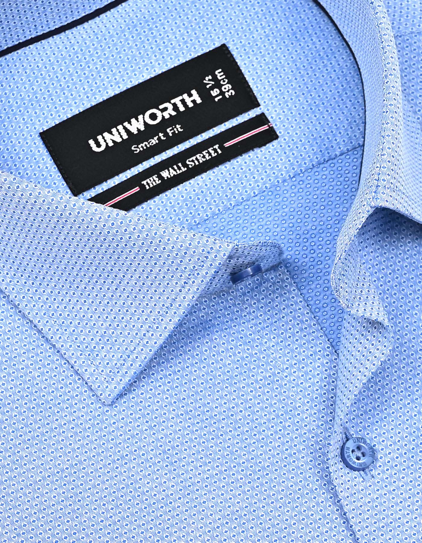 Self Blue Tailored Smart Fit Shirt FS20483SF-15