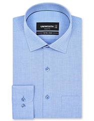 Self Blue Tailored Smart Fit Shirt FS20483SF-14.5