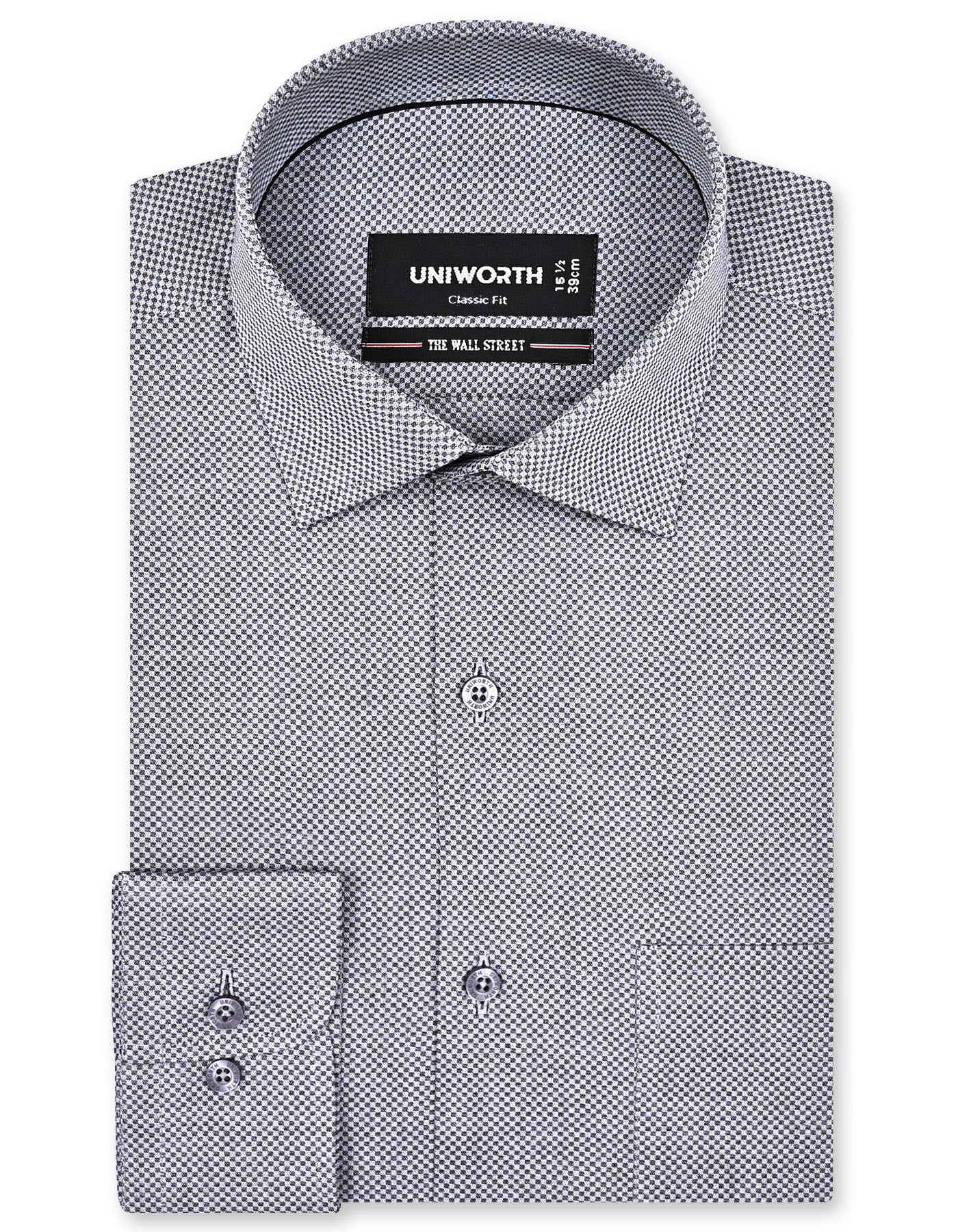 Self Black Classic Fit Shirt FS20485RF-14.5