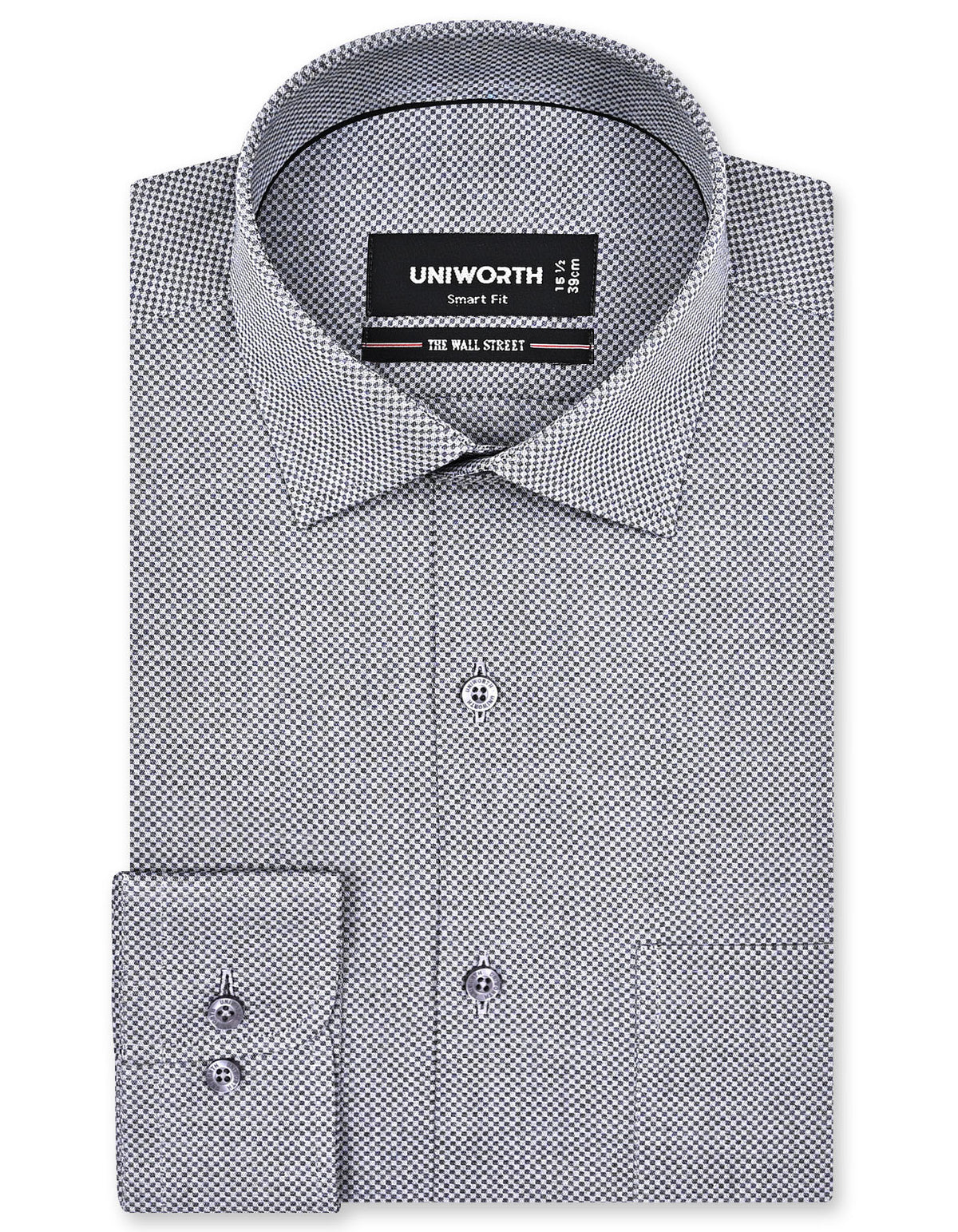 Self Black Tailored Smart Fit Shirt FS20485SF-14.5