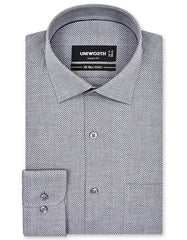 Self Black Tailored Smart Fit Shirt FS20485SF-14.5