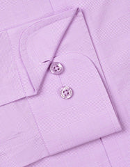 Self L Purple Tailored Smart Fit Shirt FS20486SF-15.5