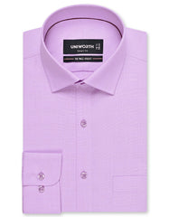 Self L Purple Tailored Smart Fit Shirt FS20486SF-14.5