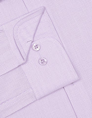 Self L Purple Tailored Smart Fit Shirt FS20487SF-15.5
