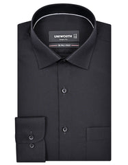 Self Black Tailored Smart Fit Shirt FS20488SF-14.5