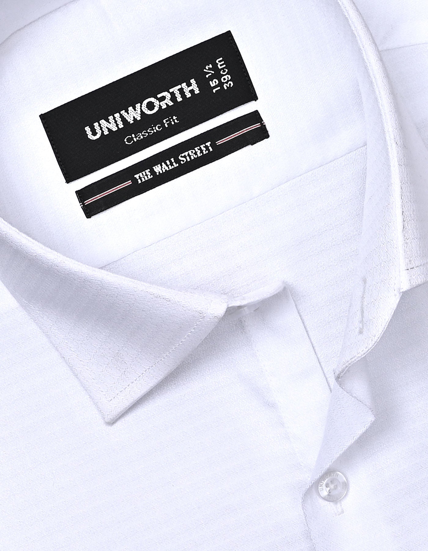 Self White Classic Fit Shirt FS20489RF-15
