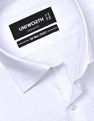 Self White Classic Fit Shirt FS20489RF-15