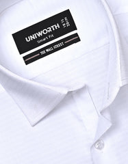Self White Tailored Smart Fit Shirt FS20489SF-15