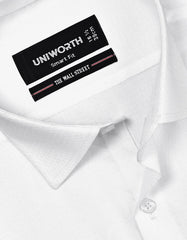 Self White Tailored Smart Fit Shirt FS20490SF-15