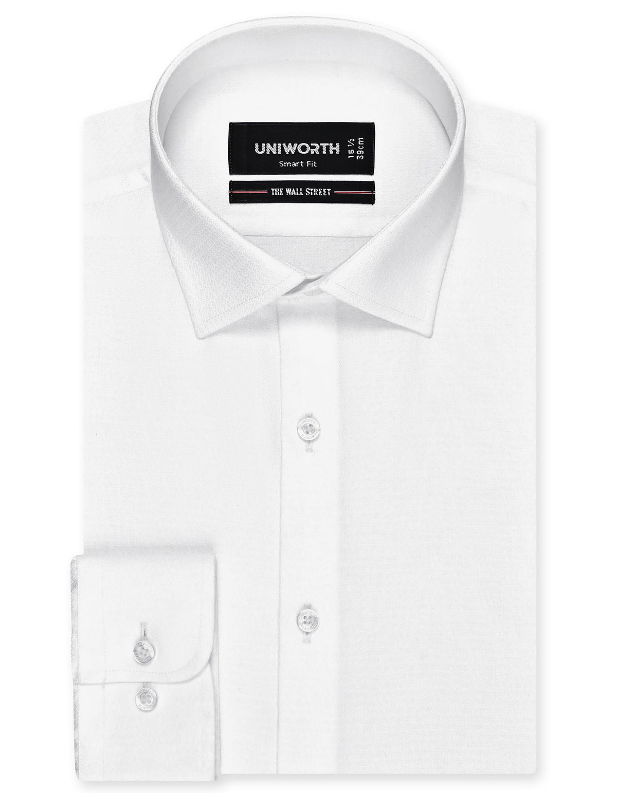Self White Tailored Smart Fit Shirt FS20490SF-14.5