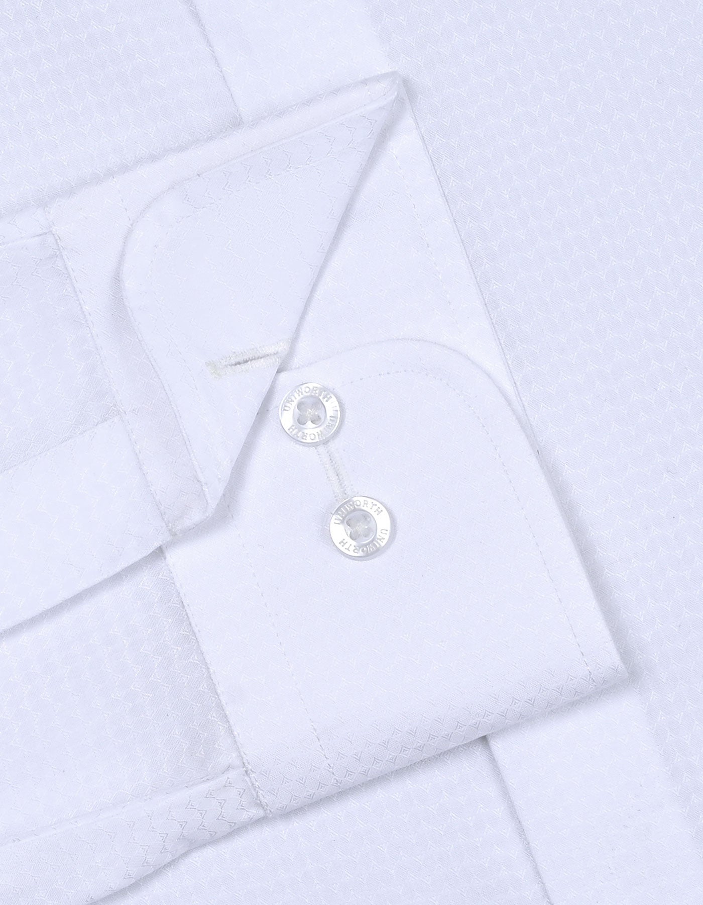 Self White Tailored Smart Fit Shirt FS20491SF-15.5