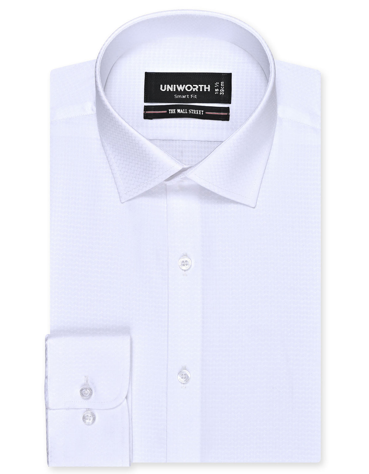 Self White Tailored Smart Fit Shirt FS20491SF-14.5