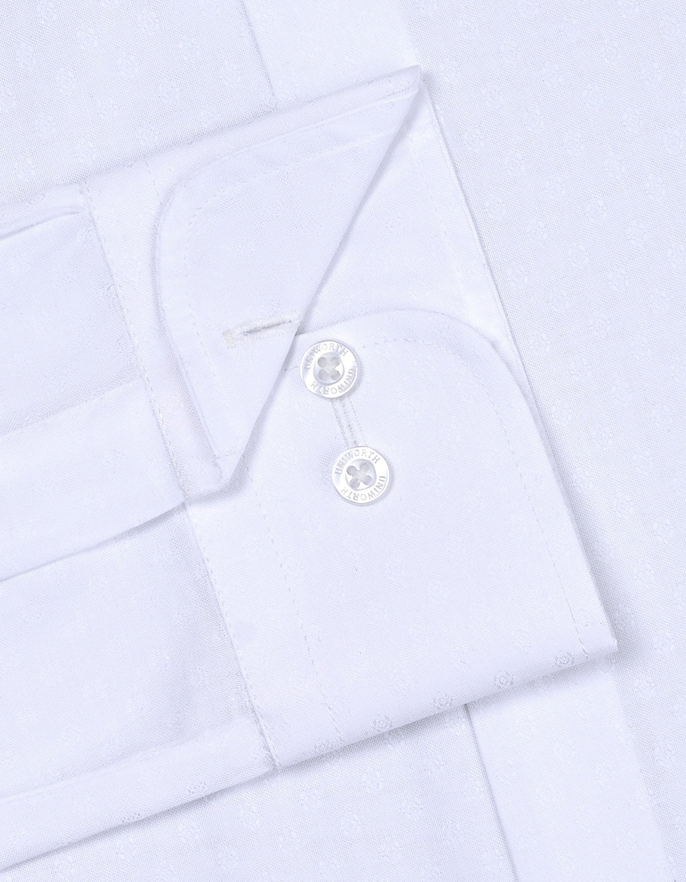 Self White Tailored Smart Fit Shirt FS20492SF-15.5