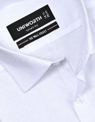 Self White Tailored Smart Fit Shirt FS20492SF-15