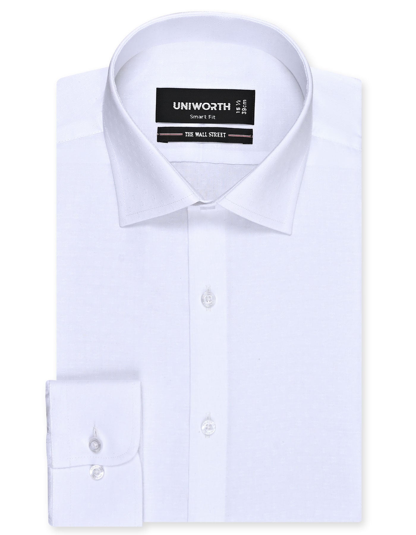 Self White Tailored Smart Fit Shirt FS20492SF-14.5