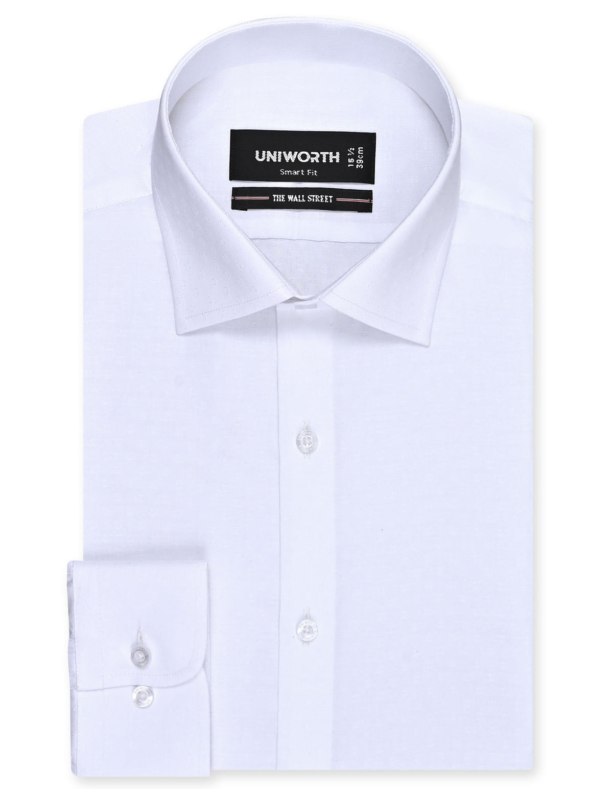 Self White Tailored Smart Fit Shirt FS20492SF-14.5