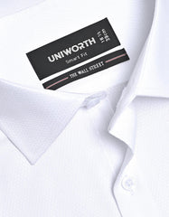 Self White Tailored Smart Fit Shirt FS20493SF-15