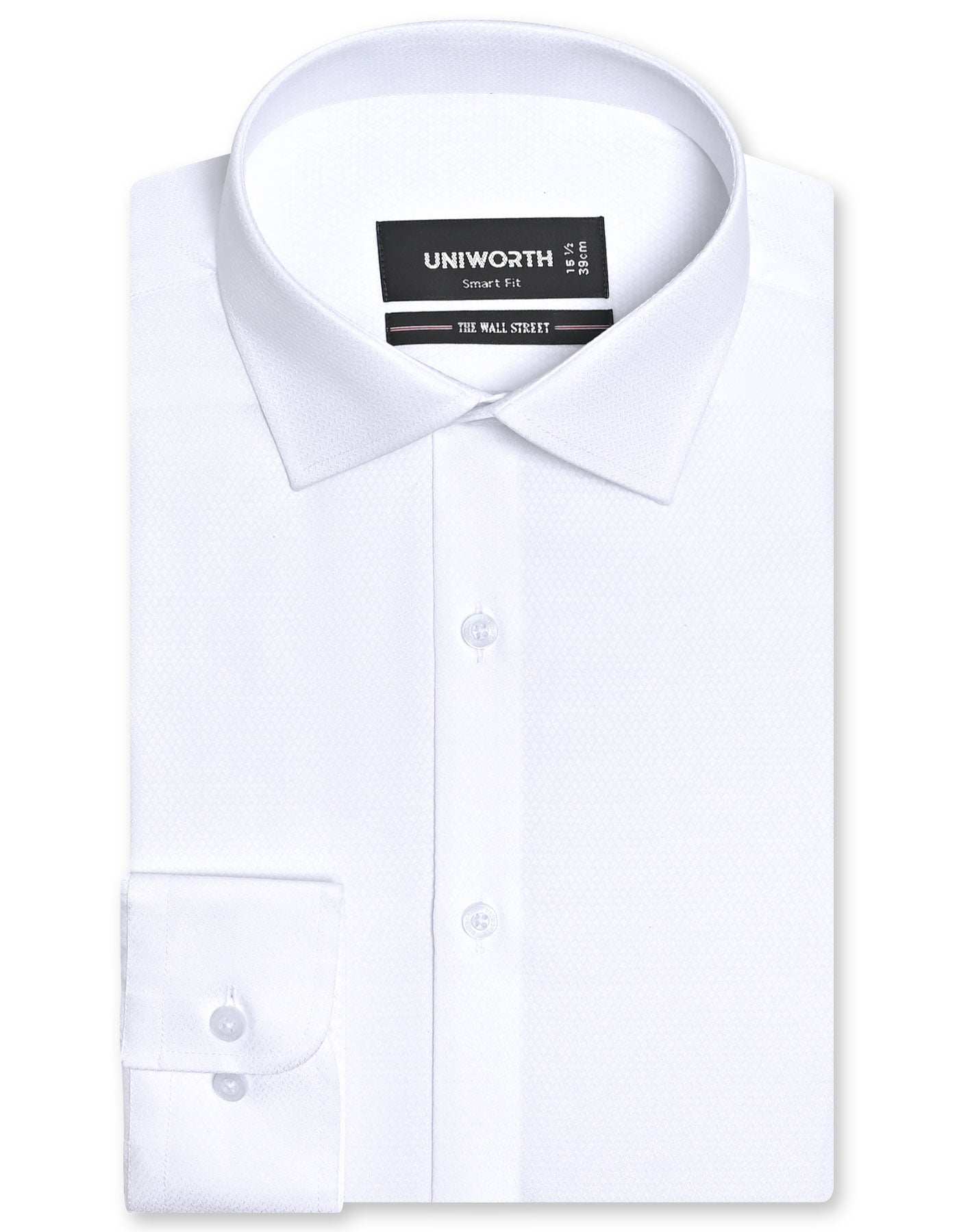 Self White Tailored Smart Fit Shirt FS20493SF-14.5