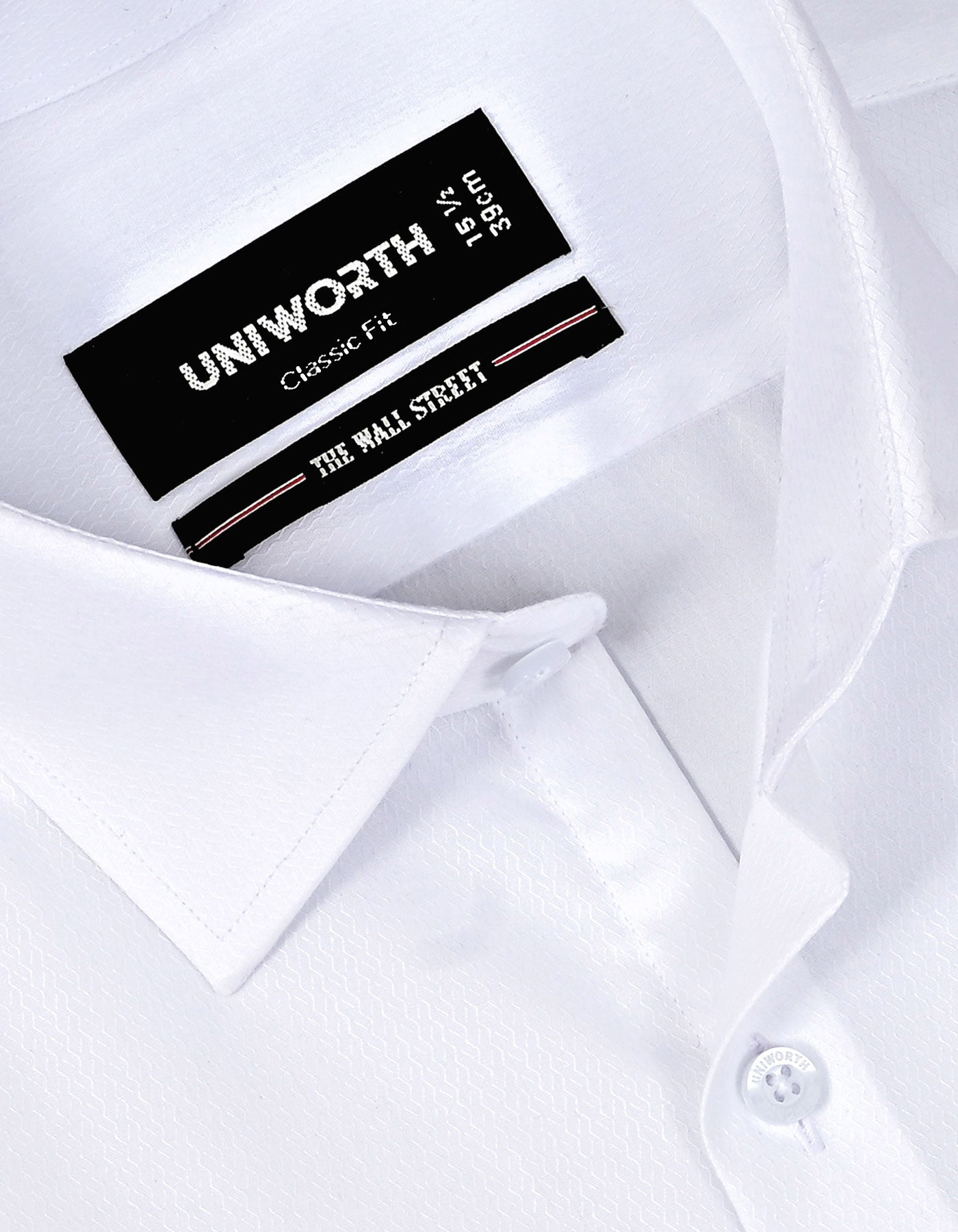 Self White Classic Fit Shirt FS20494RF-15