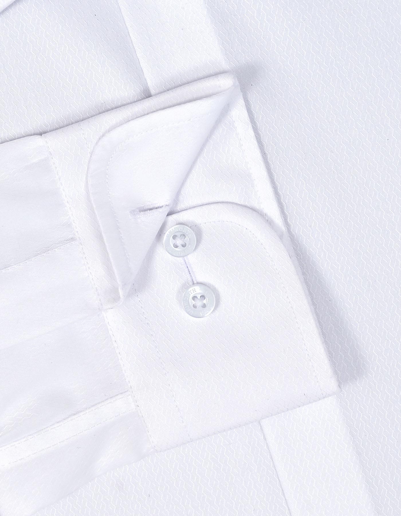 Self White Tailored Smart Fit Shirt FS20494SF-15.5