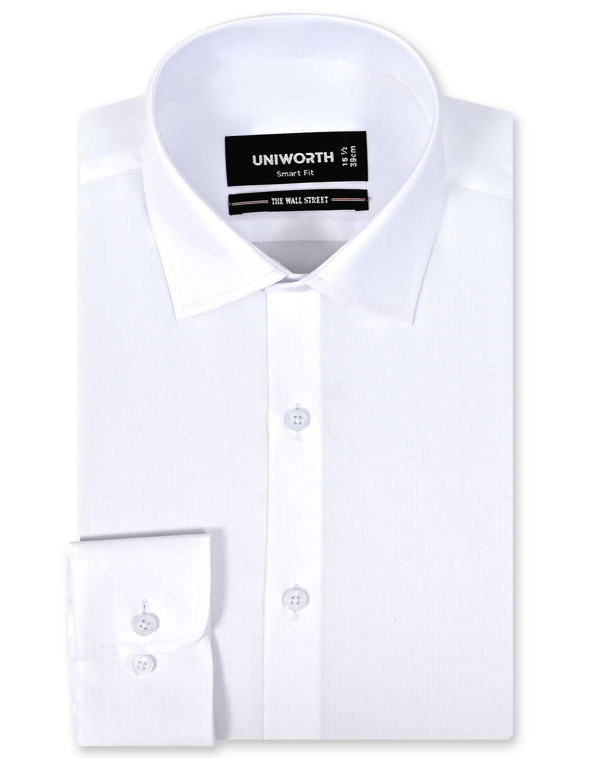 Self White Tailored Smart Fit Shirt FS20494SF-14.5