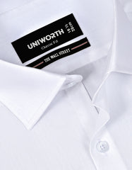 Self White Classic Fit Shirt FS20495RF-15
