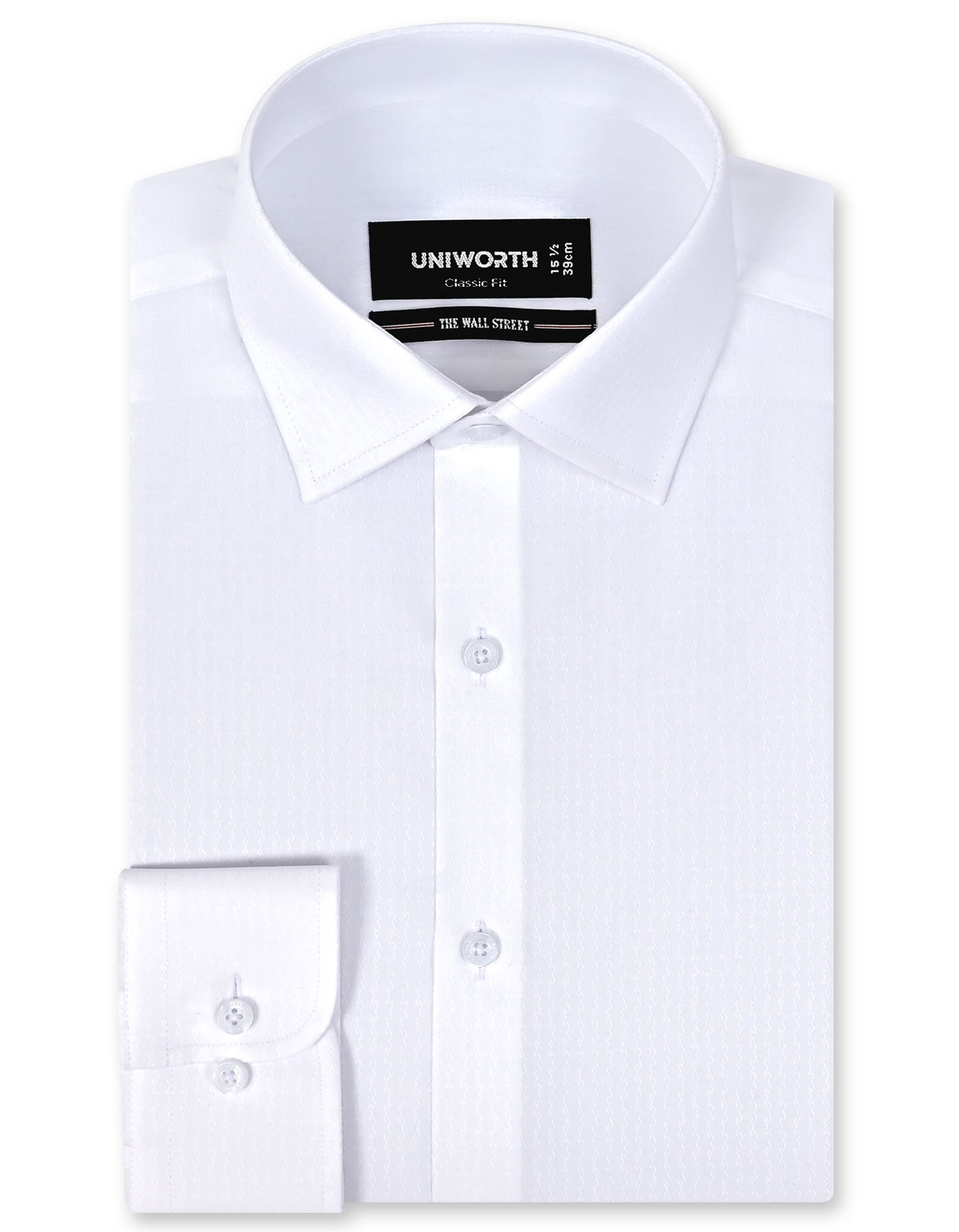 Self White Classic Fit Shirt FS20495RF-14.5