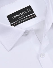 Self White Classic Fit Shirt FS20496RF-15