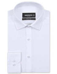 Self White Tailored Smart Fit Shirt FS20496SF-14.5