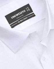 Self White Classic Fit Shirt FS20504RF-15