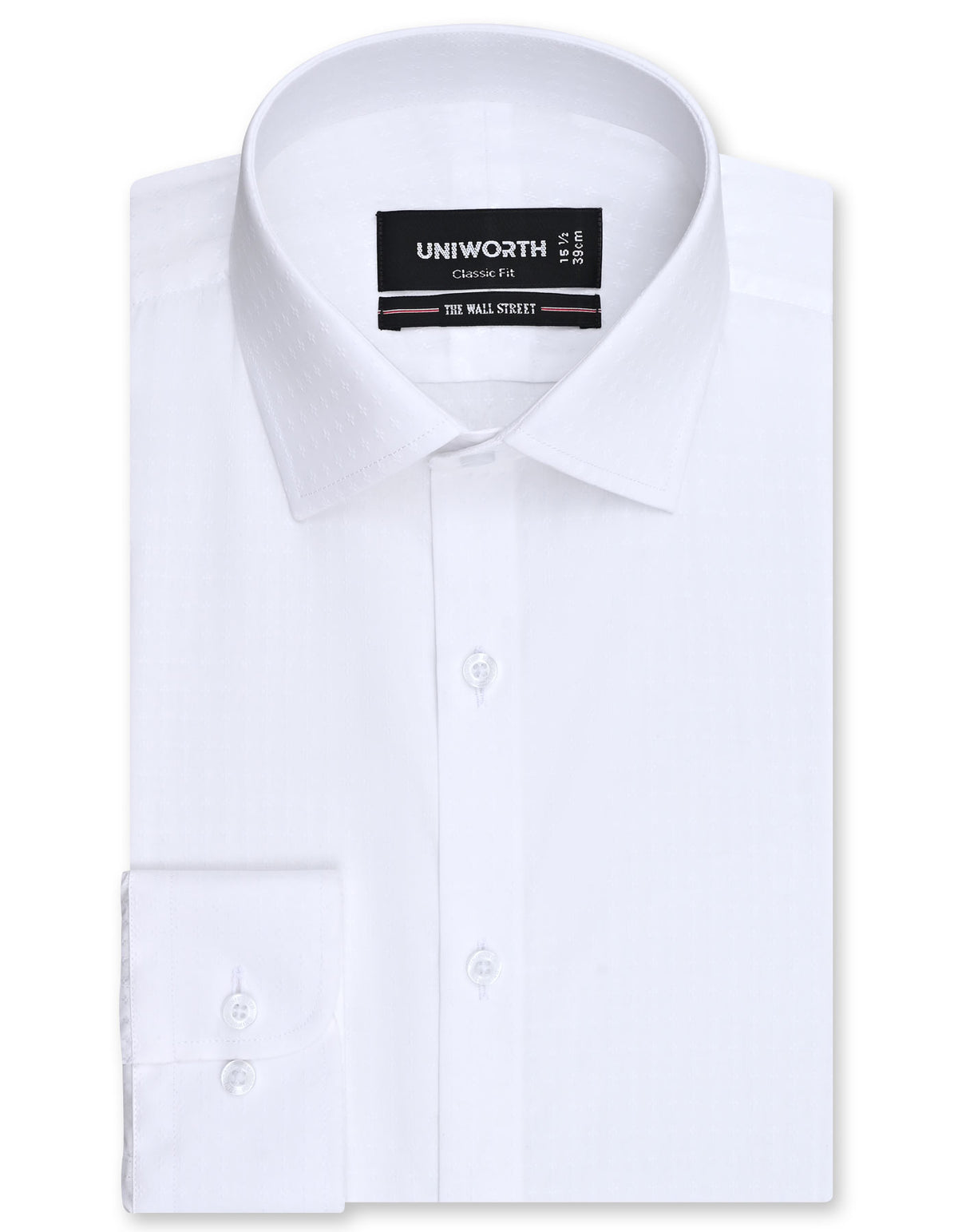 Self White Classic Fit Shirt FS20504RF-14.5