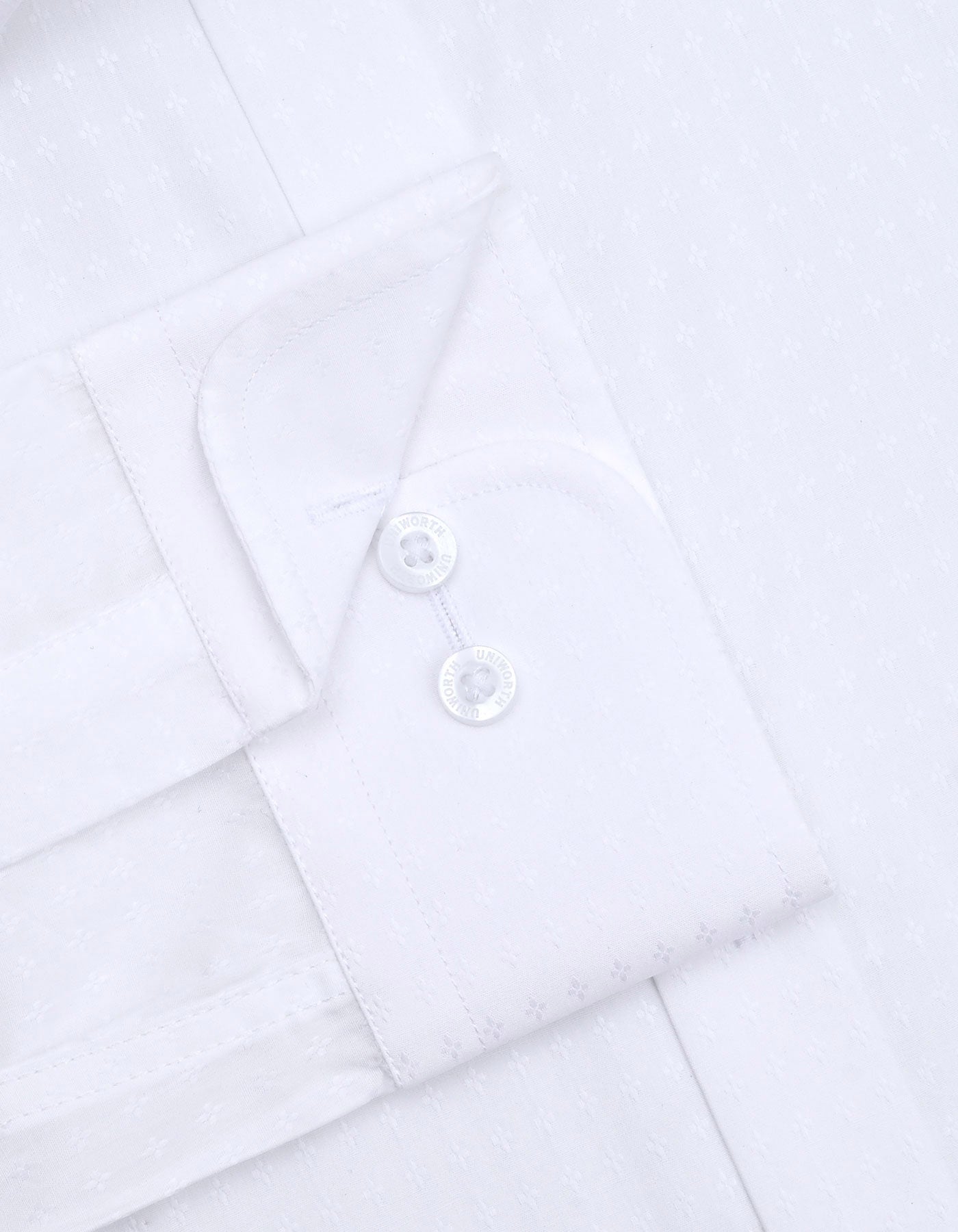 Self White Tailored Smart Fit Shirt FS20504SF-15.5