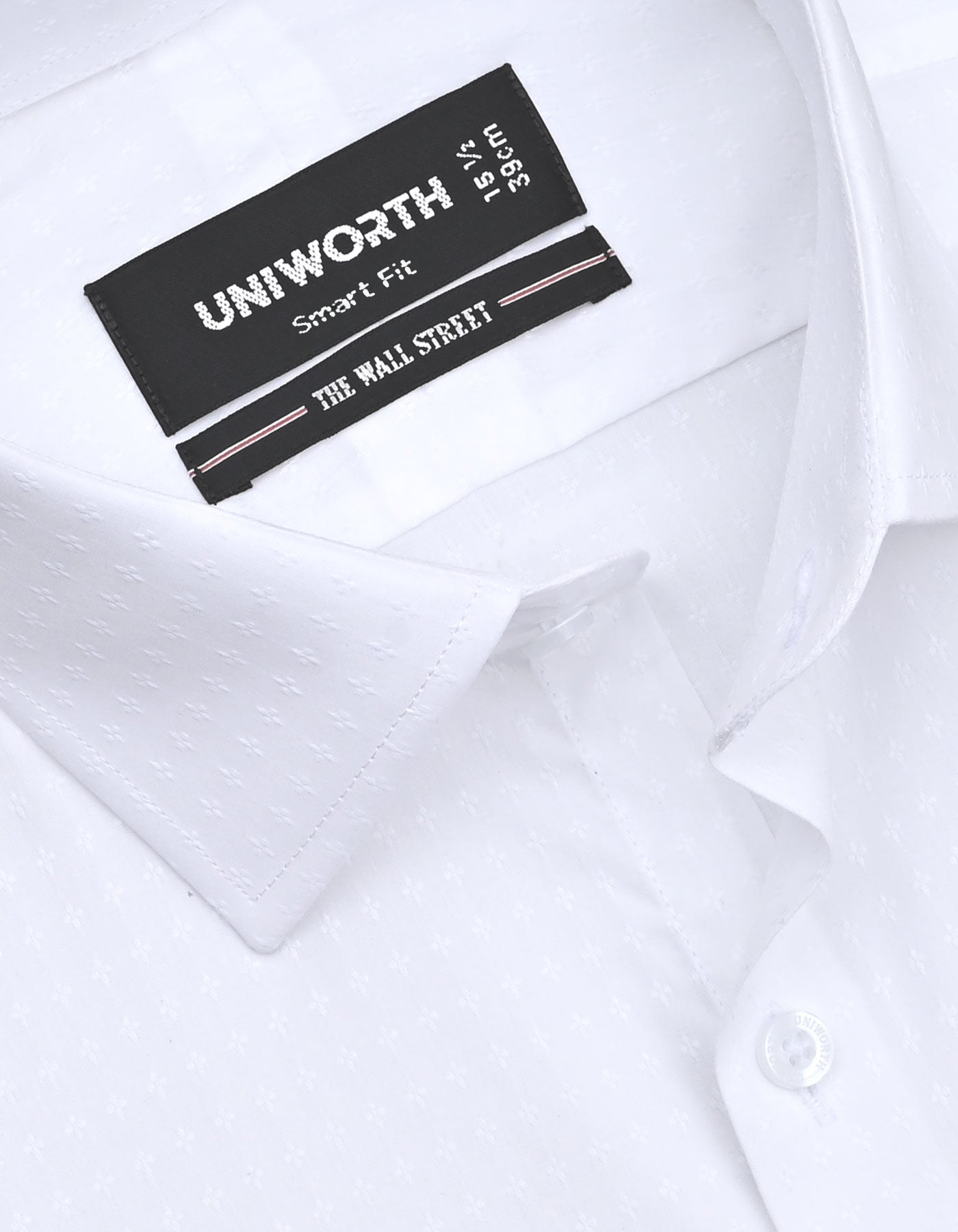 Self White Tailored Smart Fit Shirt FS20504SF-15