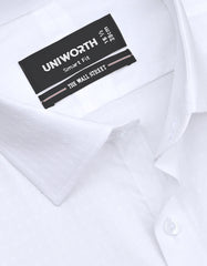 Self White Tailored Smart Fit Shirt FS20504SF-15