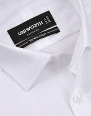 Self White Classic Fit Shirt FS20506RF-15
